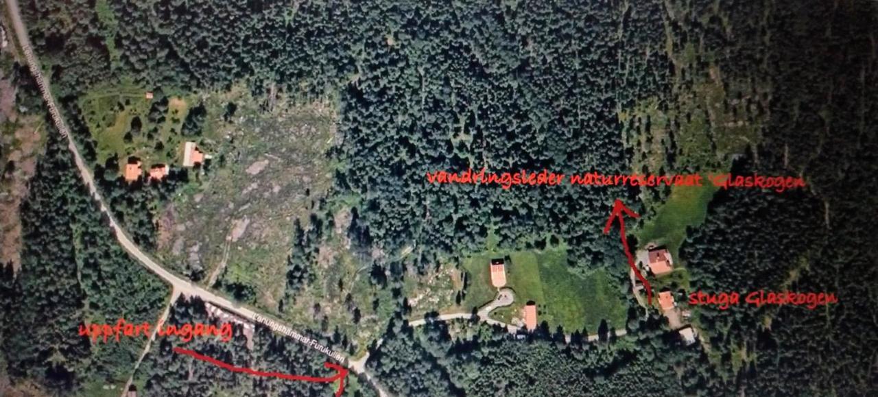 Stuga Glaskogen Glava Exteriör bild