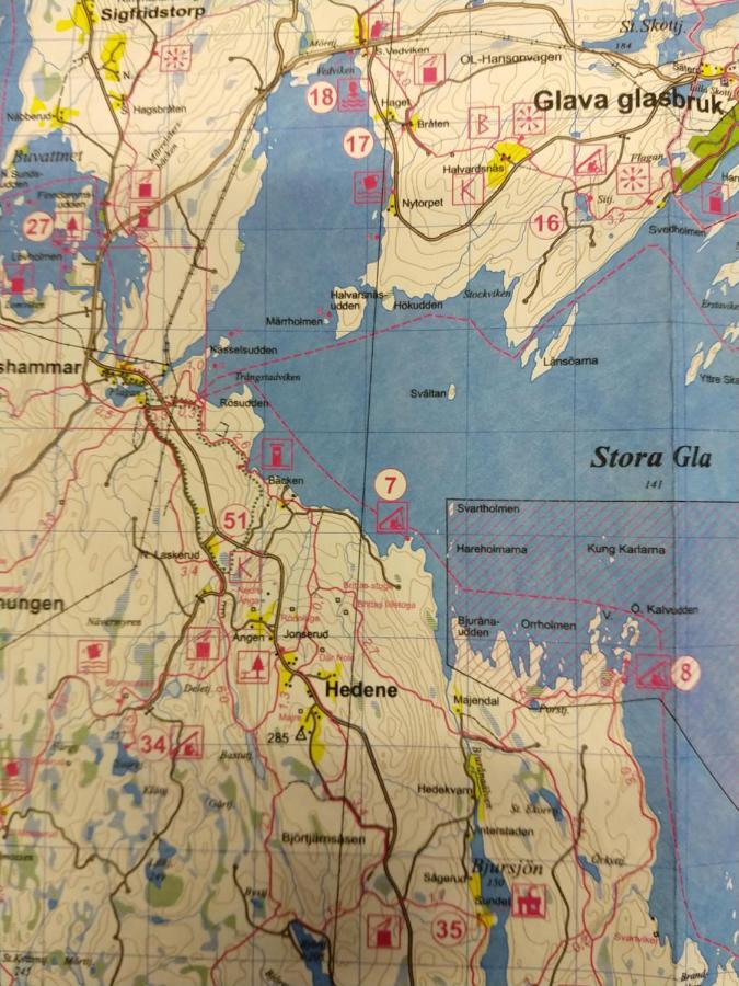 Stuga Glaskogen Glava Exteriör bild